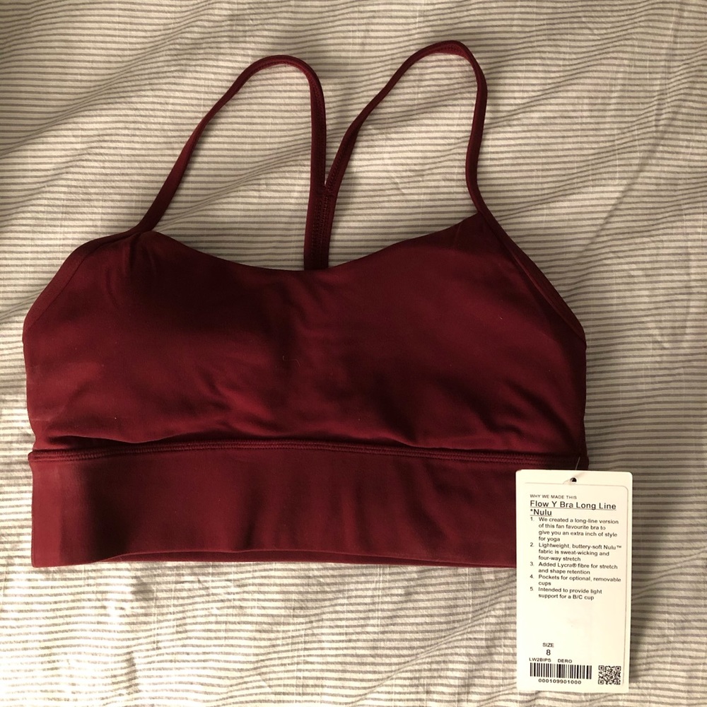 Lululemon flow Y longline bra